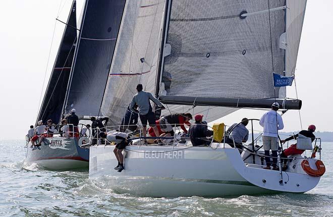 Antix (Ireland) and Eleuthera (France Red). © Rick Tomlinson / RORC http://www.rorc.org